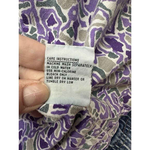 Vintage (Current Seen) Women’s Denim Patchwork Medium Classic 80’s Retro Movies - Picture 12 of 12